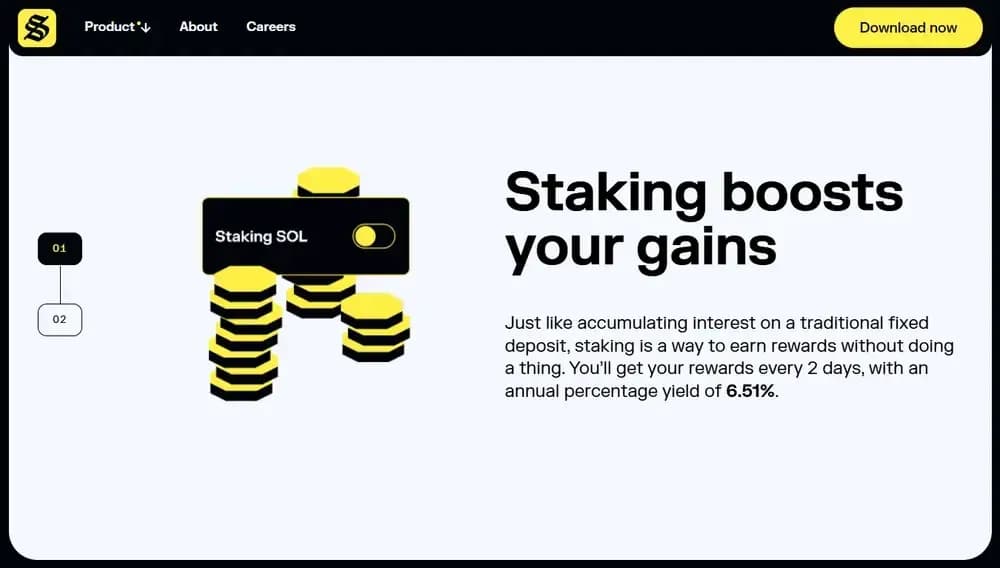 Solflare Staking