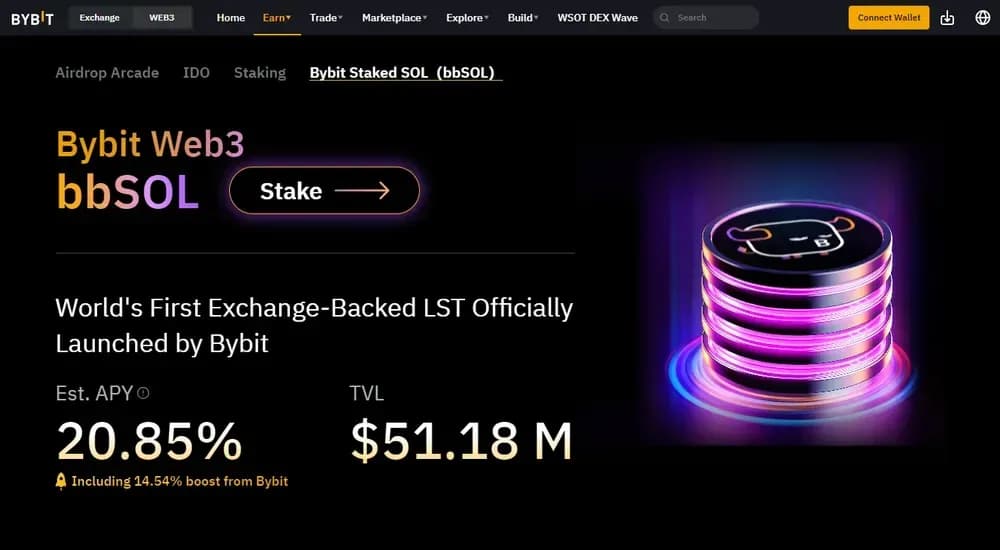 Bybit Solana Staking