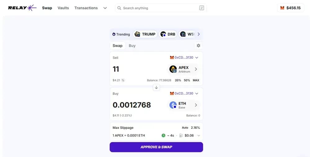 Bridge ريلاي كريبتو