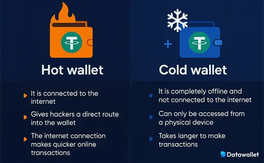 USDT Hot Wallets vs Cold Wallets