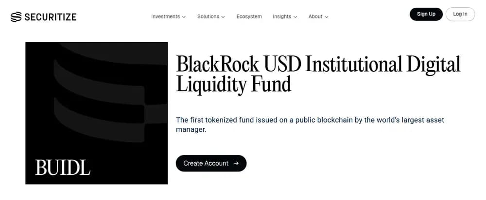 BlackRock BUIDL RWA Fund