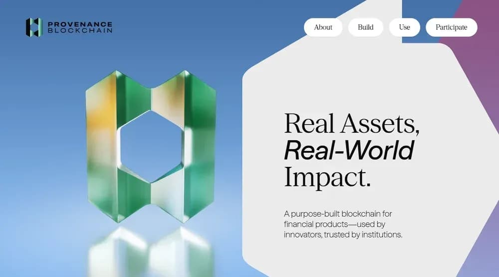 Provenance Blockchain for RWAs