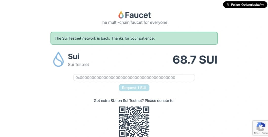 Testnet erhalten