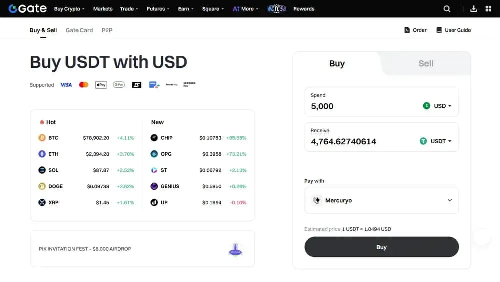 Gate USDT