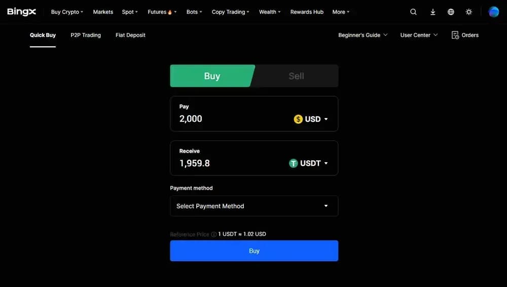 BingX USDT