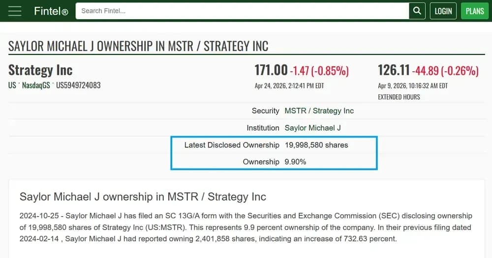 كيف أصبح Michael Saylor ثريًا