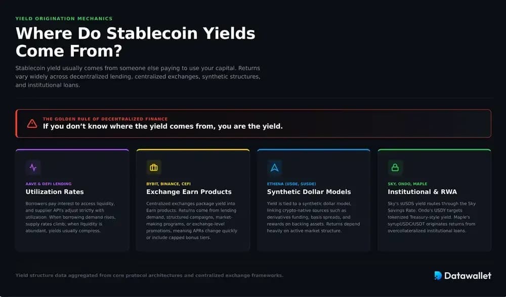 Where Do Stablecoin Yields Come From