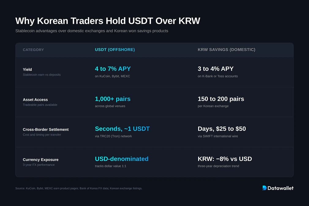 ¿Por qué los residentes coreanos compran USDT?