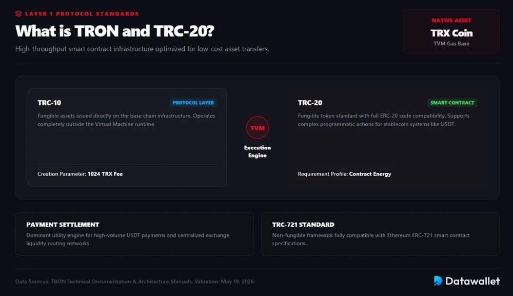 ¿Qué son TRON TRC-20?
