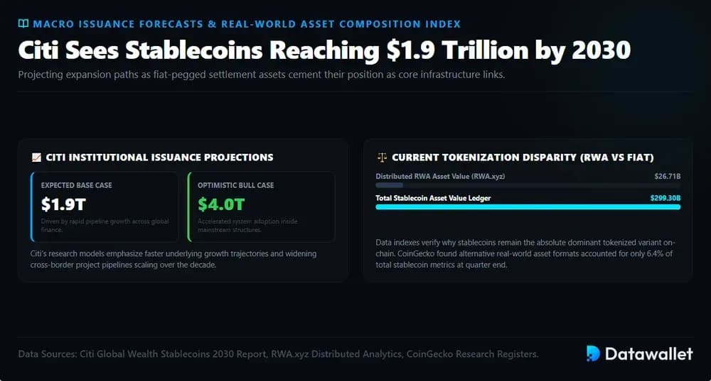 Citi Sees Stablecoins Reaching $1.9 Trillion by 2030