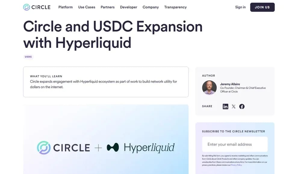 Perps USDC Perps Hyperliquid