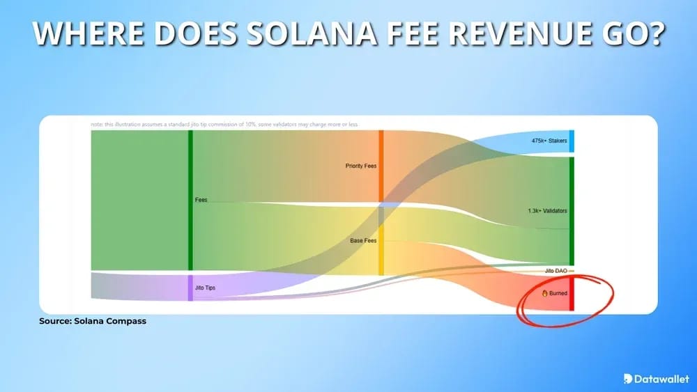 Où vont les recettes générées par Solana ?