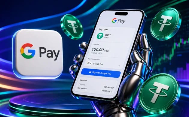 كيفية شراء « USDT » باستخدام Google Pay