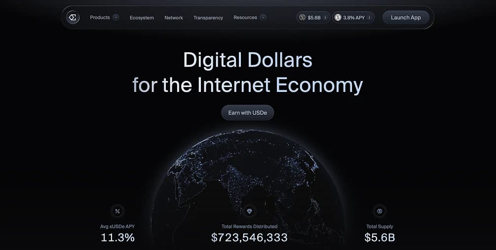 4. Ethena USD USDe)