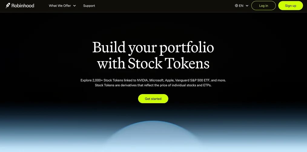 Robinhood Tokenized Stocks