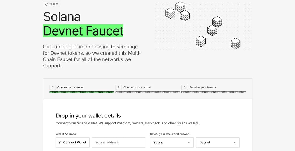 Faucets alternativos de Solana