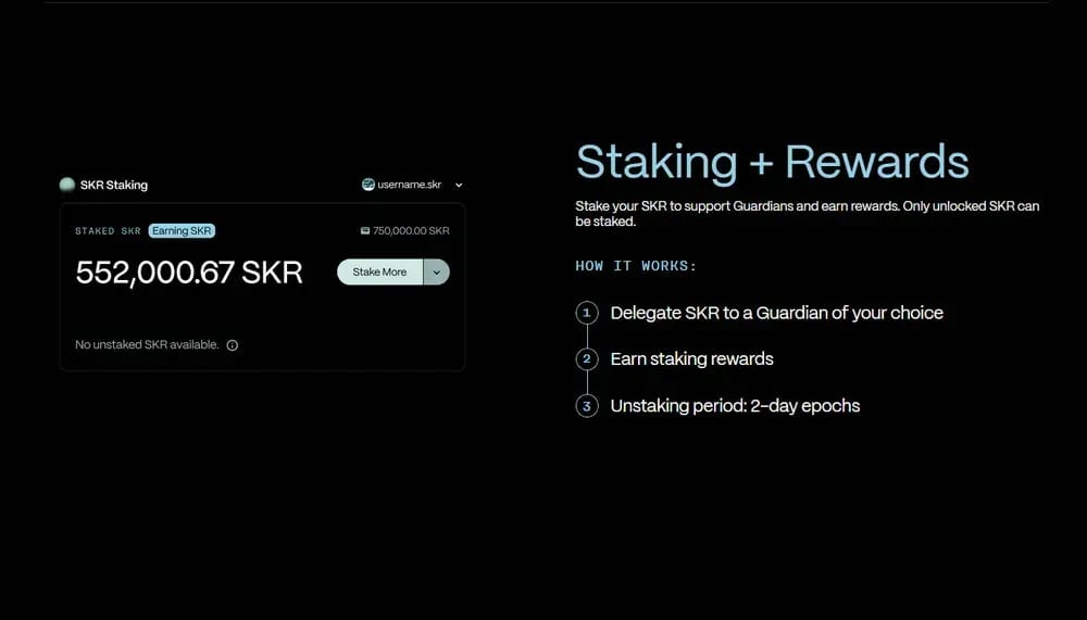 SKR Staking