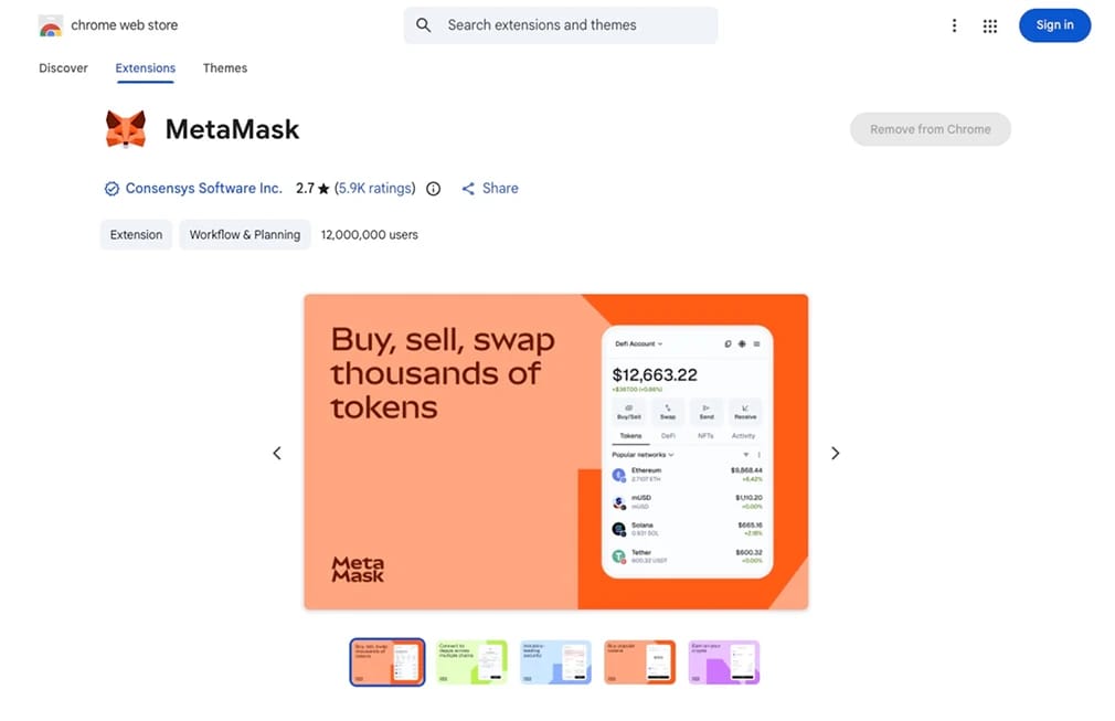 MetaMask.