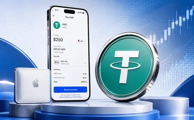 كيفية شراء USDT باستخدام Apple Pay