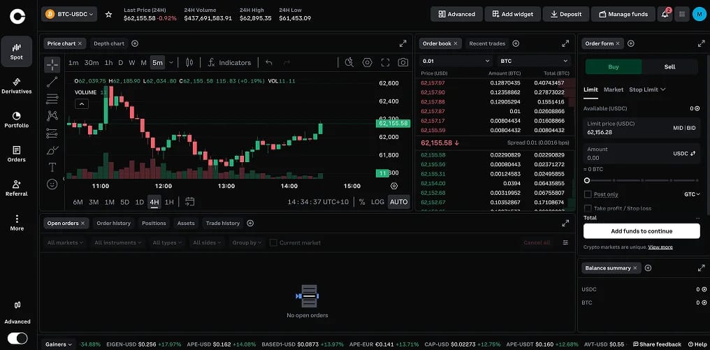 Coinbase كندا