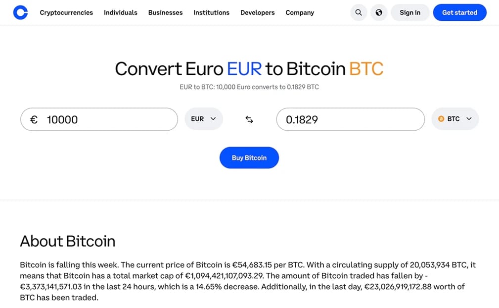 Coinbase。