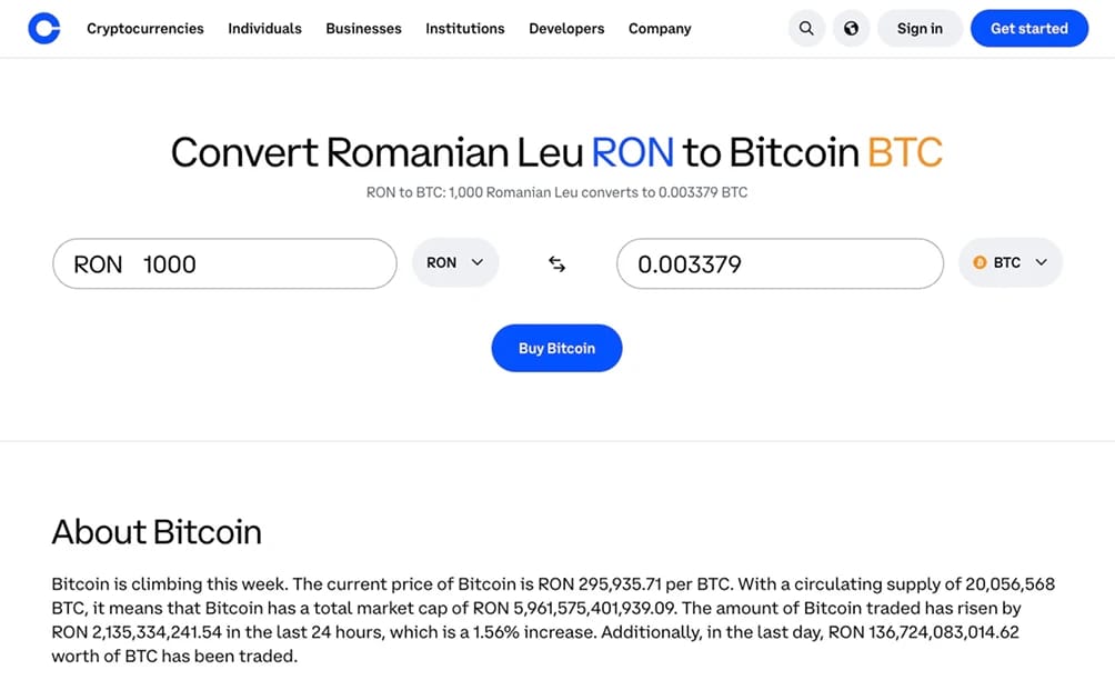 Coinbase.