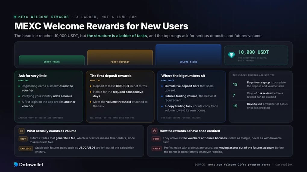 MEXC Welcome Rewards for New Users