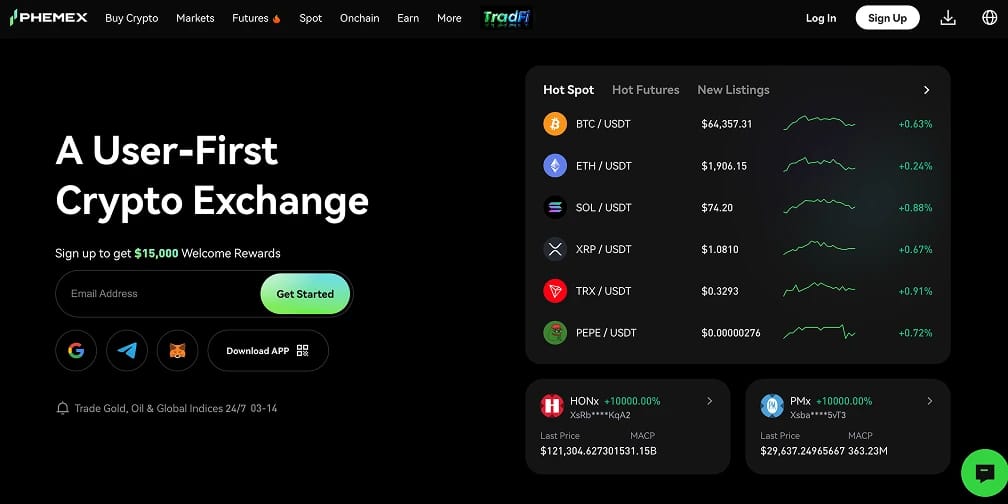 Acerca de Phemex