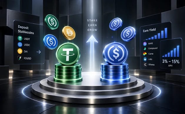 How to Stake Stablecoins: Top Platforms, Yields & Risks